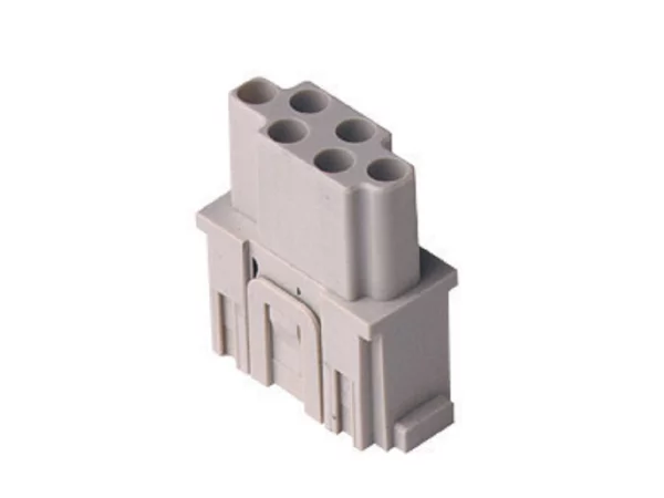 female insert, MIXO, 1MU, 6p, crimp, 16A, 500V