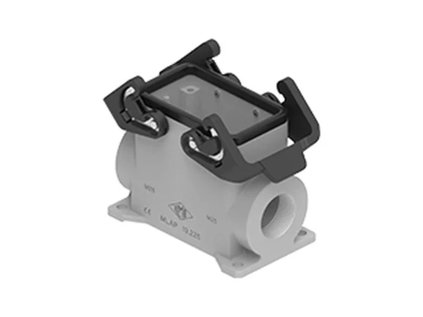 surface mounting housing, size 57.27, IL-BRID stainless steel, 2 levers, 2xM32 side