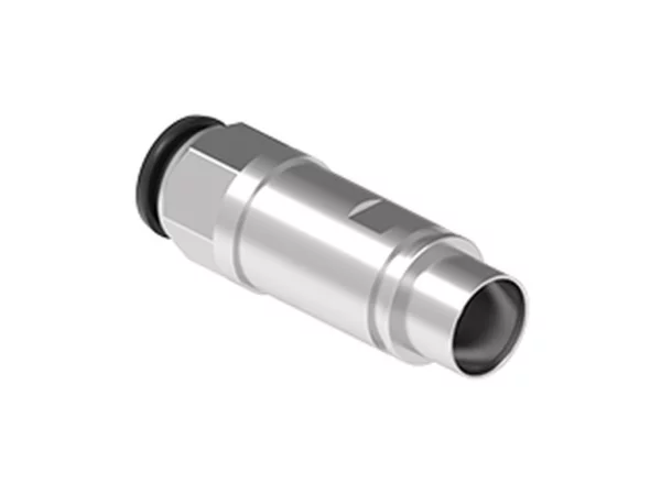female contact, pneumatic, 8,0mm external, straight, quick-fitting, without shut-off valve