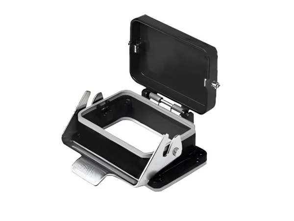 bulkhead mounting housing, size 104.62, W-TYPE alu, 1 lever, cover metal