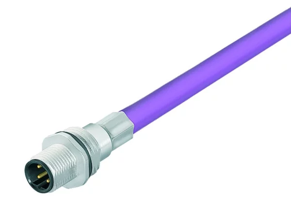 Male panel mount connector