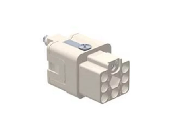 female insert, size 21.21, 7p+PE, crimp, 10A, 400V