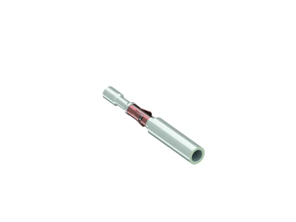 fibre optic female contact, 2,2mm², crimp, LWL+6A, series CD, for POF 1,0mm