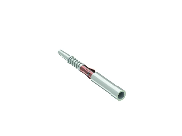 fibre optic male contact, 2,2mm², crimp, LWL+6A, series CD, for POF 1,0mm