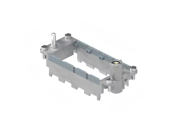 frame, size 77.27+size 77.62, MIXO steel zinc plated, for 4 MU, with PE-connection