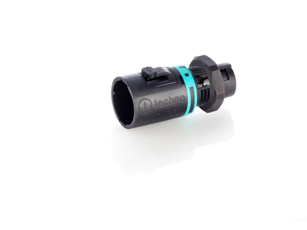 Micro plug connector panel-mounted screw M11