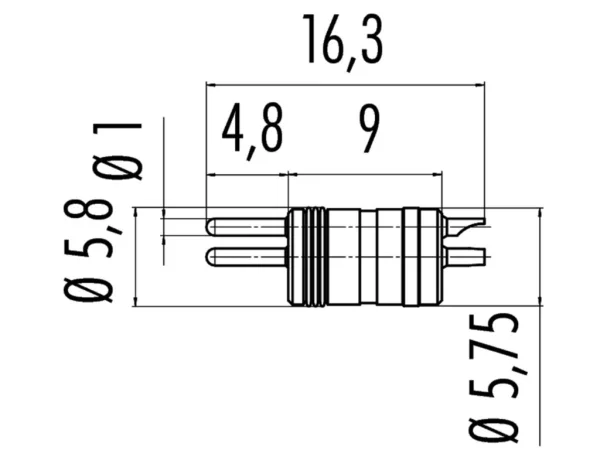Male receptacle