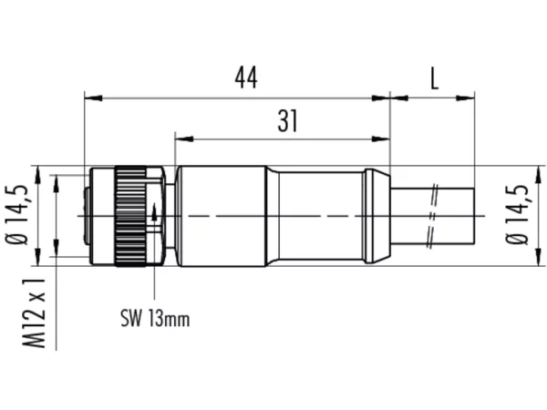 Female cable connector