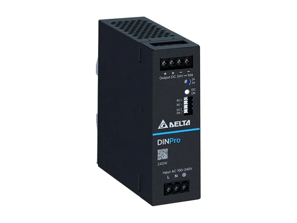 Power supply, 1Ph, 240W, DIN Rail, AC/DC, 12 Vdc, 20 A