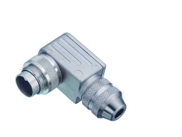 Male angled connector