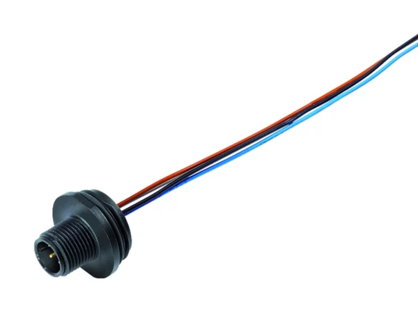 Male panel mount connector