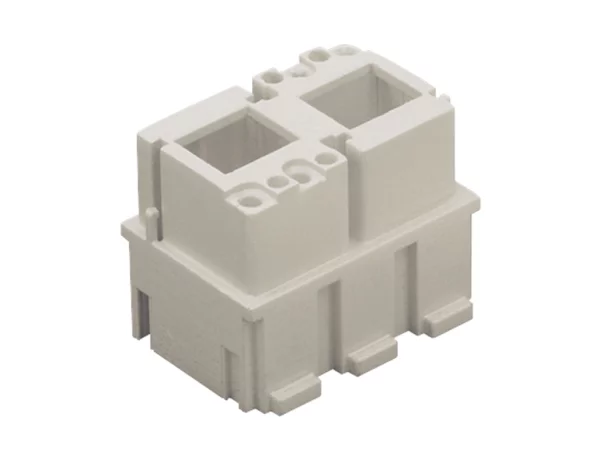 female insert, MIXO, 3MU, 2 RJ45 + 8, crimp, 10A, 250V, for RJ45 female insert CXJF
