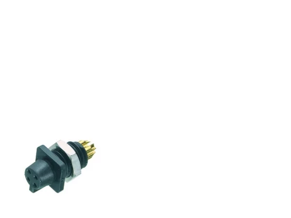 Female panel mount connector