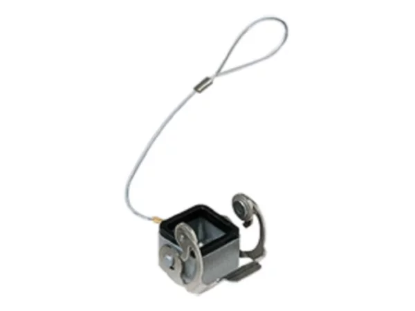 protection cover, size 21.21, zinc, 1 lever stainless steel, for female inserts, loop