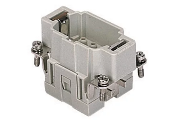 male insert, size 44.27, 6p+PE, crimp, 16A, 500V