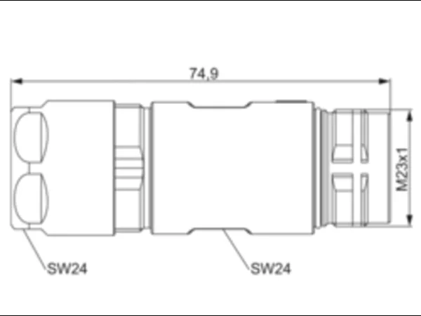 Straight Connector, Male Thread