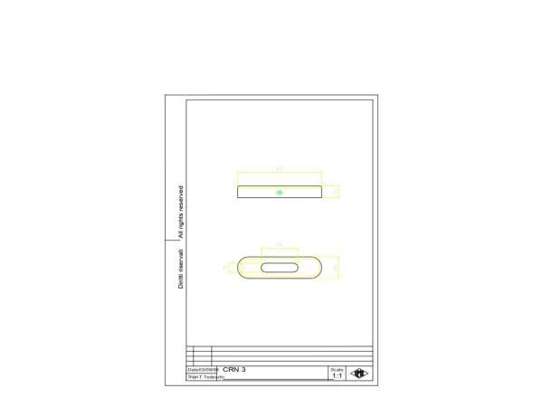 gasket, for ribbon cable size 36x9,0mm, for hood CAN 24 and CMAN 16