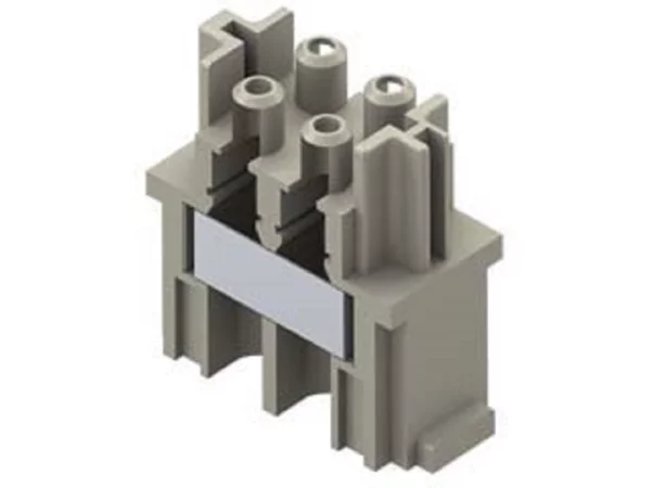 adaptor, MIXO, 1MU, 4p, for fibre optic SC-contact, with ceramic sleeve, female