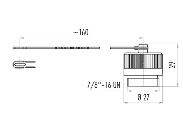 Protection cap for female cable connector