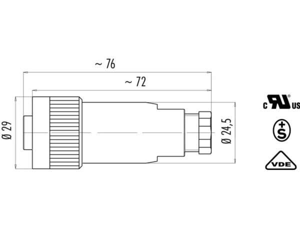 Female cable connector