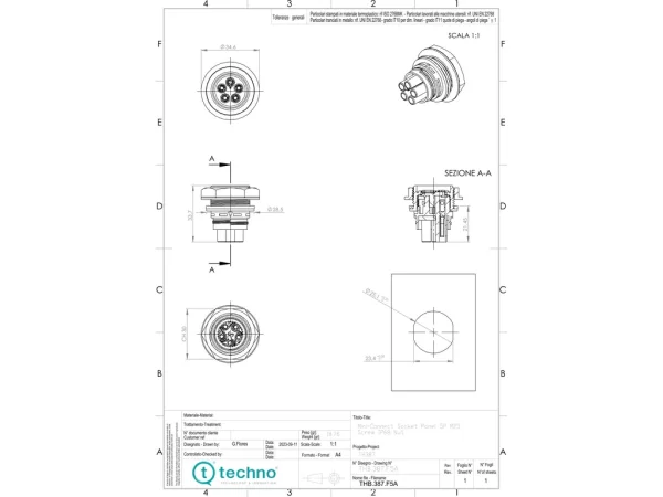 Mini socket connector