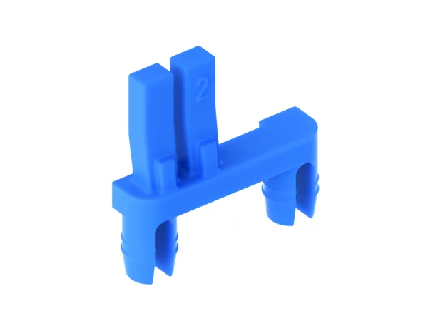 coding pin, plastic, 16 coding possibilities, for MIXO ONE, blue