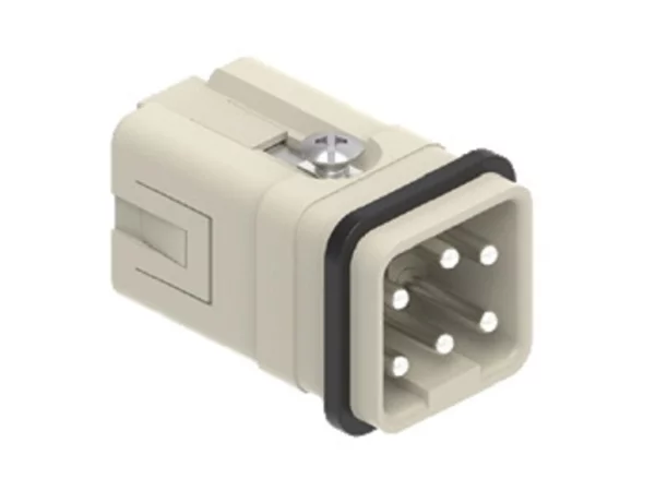 male insert, size 21.21, 5p+PE, AXYR® push-in connection, 16A, 230/400V