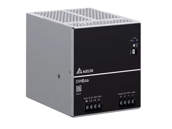 Power supply, 2,3Ph, 960W, DIN Rail, AC/DC, 48 Vdc, 20 A