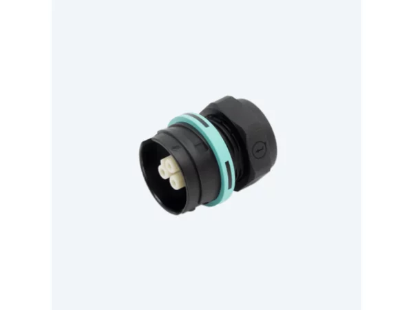 Socket connector panel-mounted M28, screw