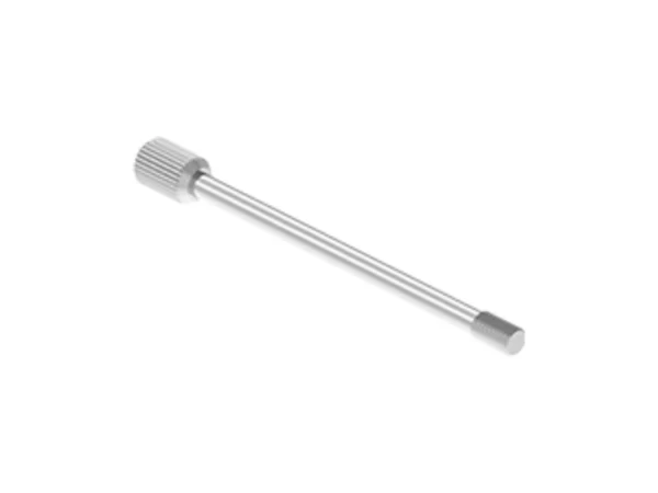 knurled screw, UNC 4-40, 50mm long, for D-SUB housing
