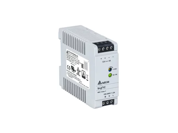 Power supply, 1Ph, 48W, DIN Rail, AC/DC, 12 Vdc, 4 A