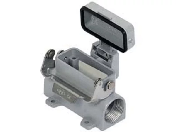 surface mounting housing, size 49.16, CZ7 alu, 1 rigid lever, 1xM25 side, cover metal