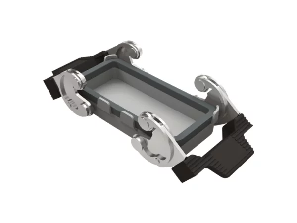 protection cover, size 104.27, EMC alu, 2 levers, gasket, loop