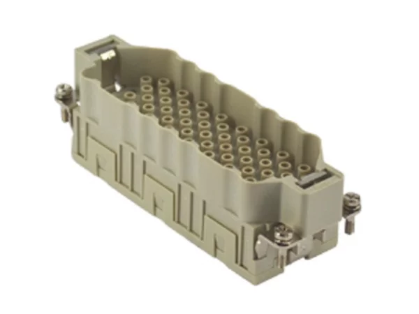male insert, size 77.62, 64p+PE, crimp, 16A, 500V