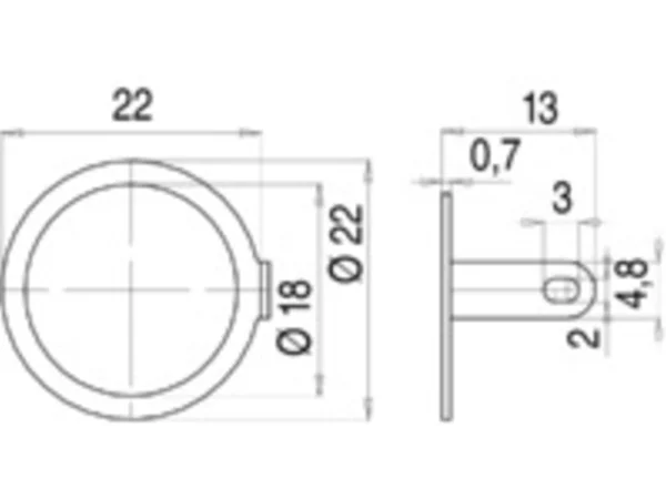 Solder eye ring