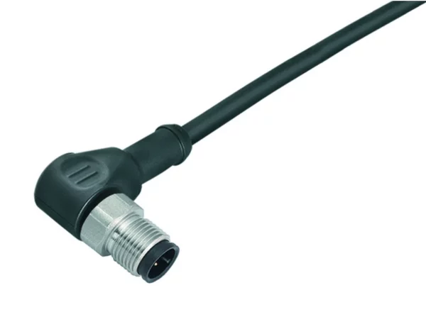 Male angled connector
