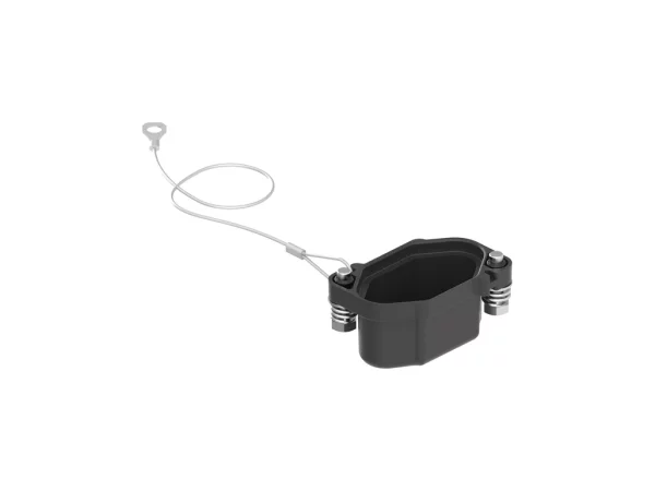 cover, for bulkhead mounting housings, size 21.21, with eyelet