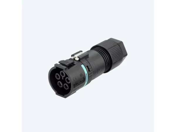 Mini socket connector 4P screw D7-13.0