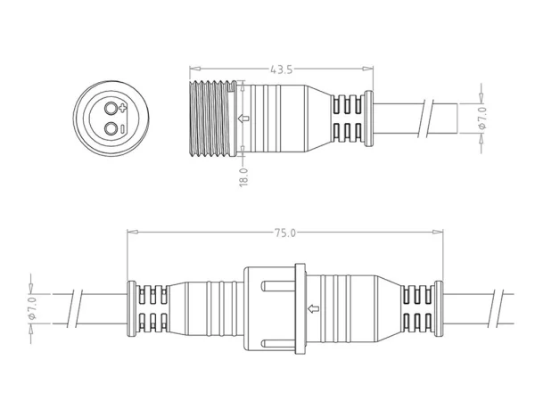 Female cable connector