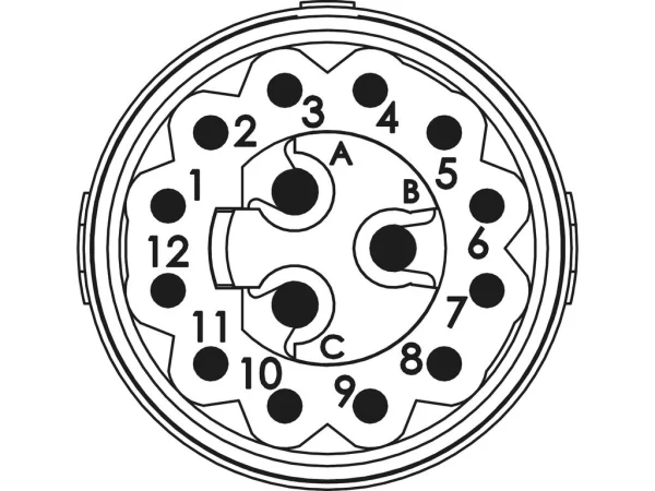 Inserts 12+3 pole