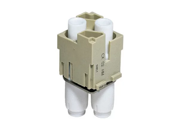male insert, MIXO, 2MU, 2p, crimp, 16A, 2900/5000V