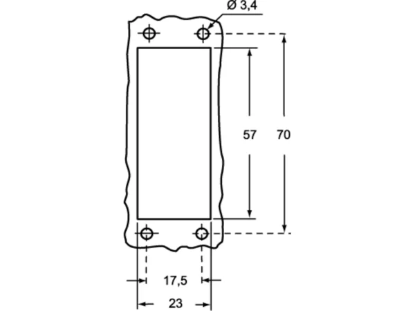 surface mounting housing, size 49.16, CZ7 alu, 1 rigid lever, 2xM25 side, cover metal