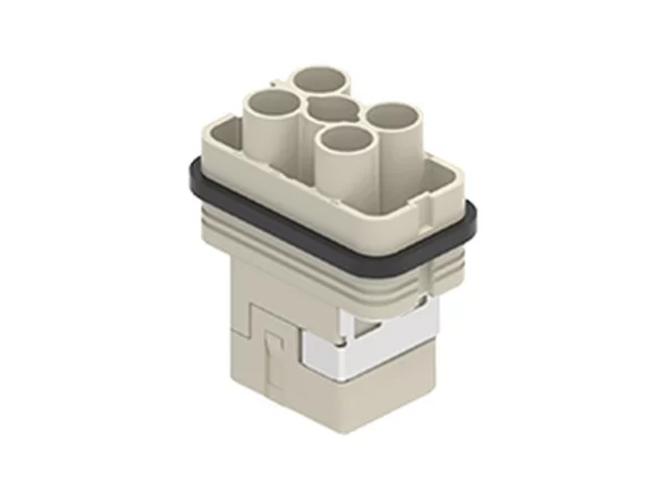 male insert, 32.13, 4+2+PE, crimp, 40A, 400/690V