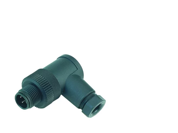 Male angled connector
