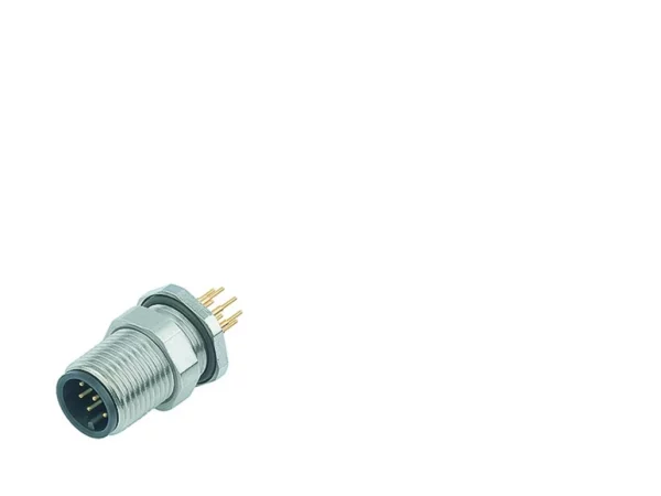 Male panel mount connector