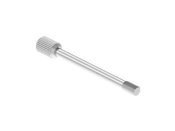 knurled screw, UNC 4-40, 39mm long, for D-SUB housing
