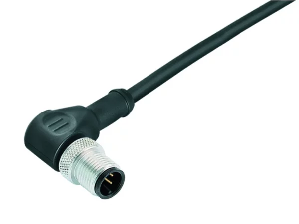 Male angled connector