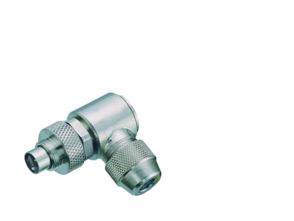 Male angled connector
