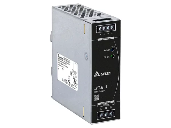 Power supply, 1Ph, 240W, DIN Rail, AC/DC, 48 Vdc, 5 A