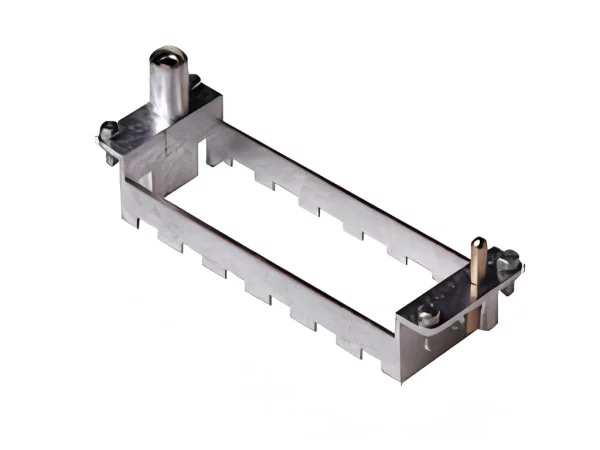 frame, size 104.27+size 104.62, MIXO steel zinc plated, for 6 MU, with PE-connection